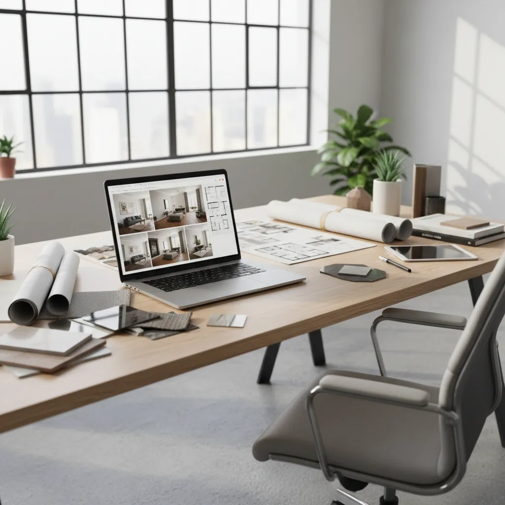 Cómo hacer un portafolio digital de diseño de interiores