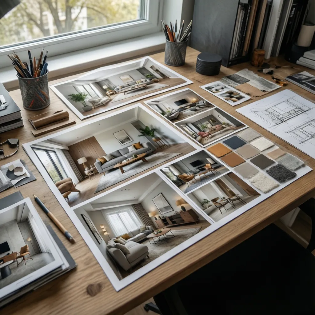 Ejemplo de portafolio coherente de proyectos de interiorismo