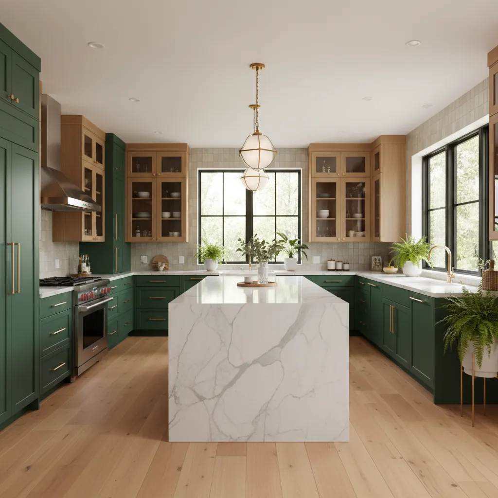 high end kitchen remodel typical in Portland Oregon with luxury finishes