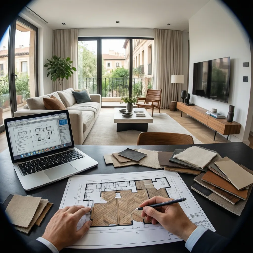 Precio de diseñador de interiores en 2026