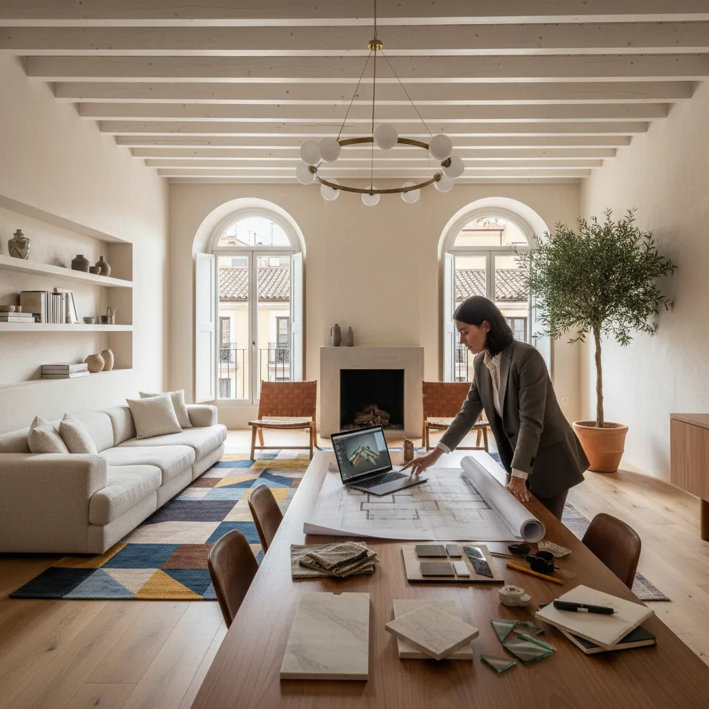 Precio diseñador de interiores por m2 en 2026