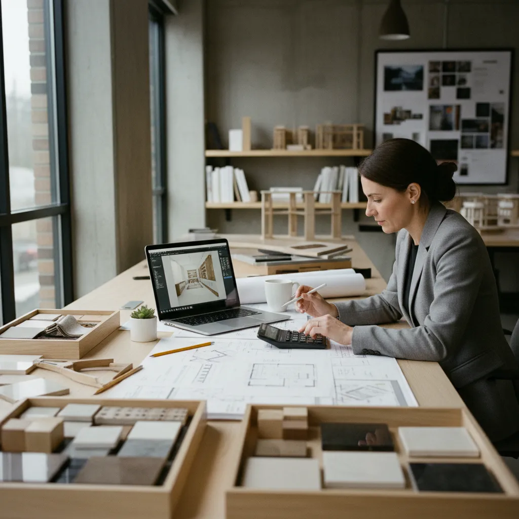 Ejemplo de presupuesto de diseño de interiores
