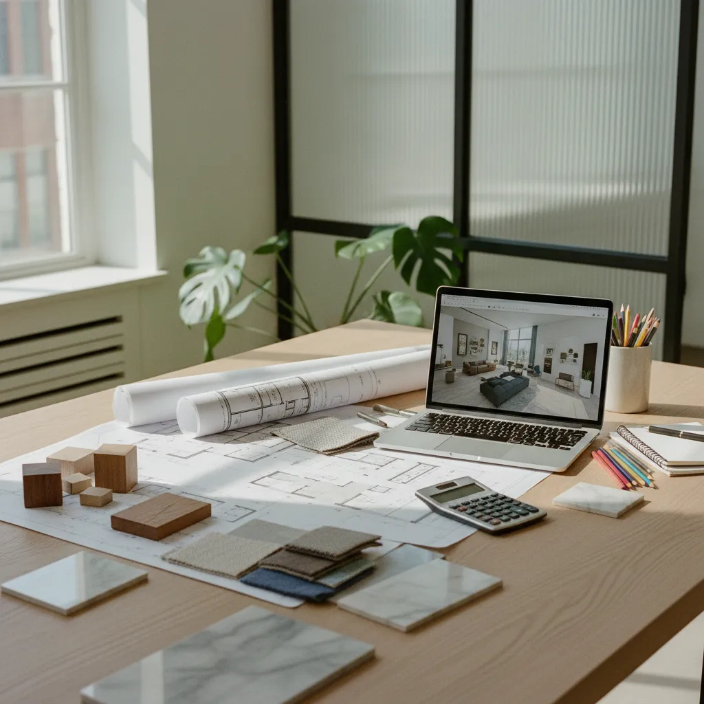 Ejemplos de presupuestos de diseño de interiores