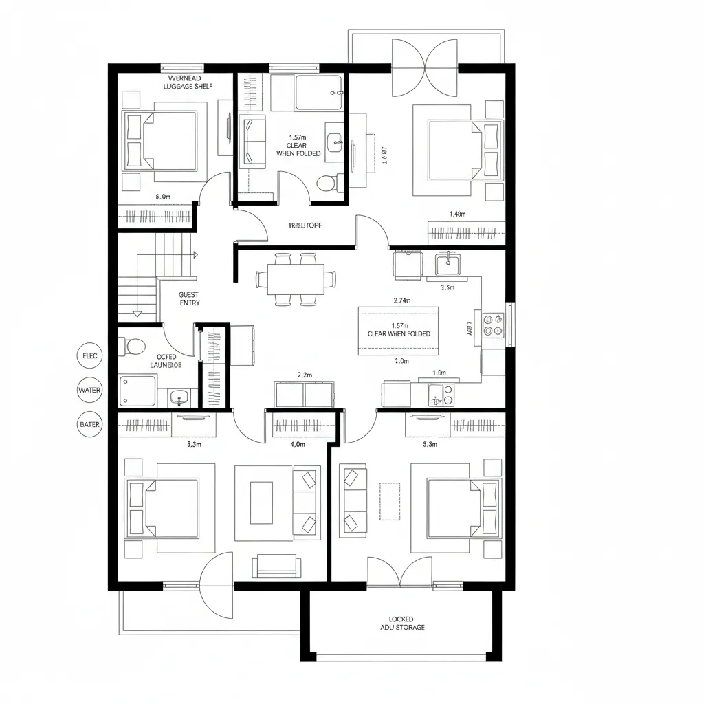 Primary Unit + ADU Over Garage