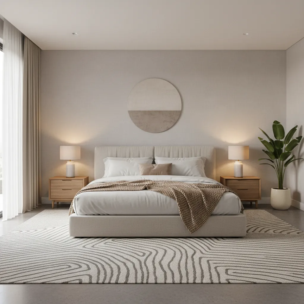 Diseño sencillo de dormitorio moderno para principiantes