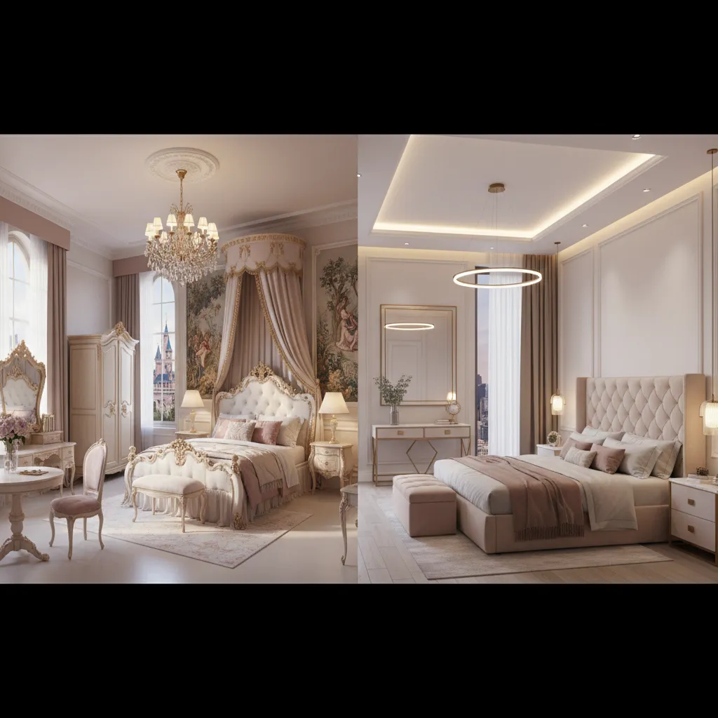 Princess Room Decor Styles Compared: Classic Fairy Tale vs Modern Princess