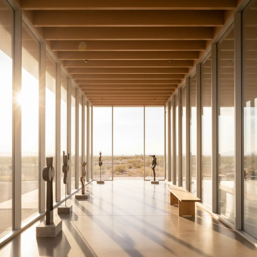 Galería mal diseñada con exceso de calor y mala ventilación