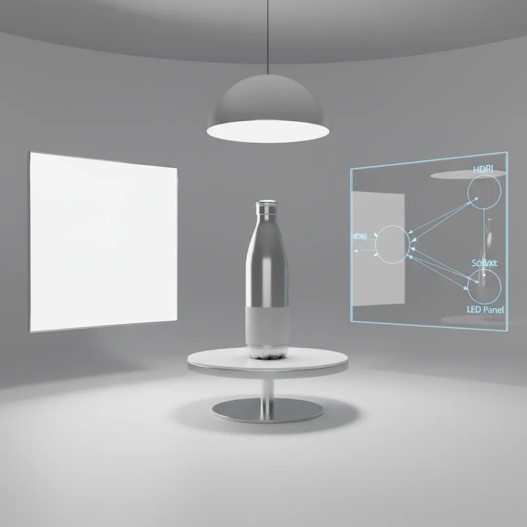 Example of HDRI lighting used for product rendering scene