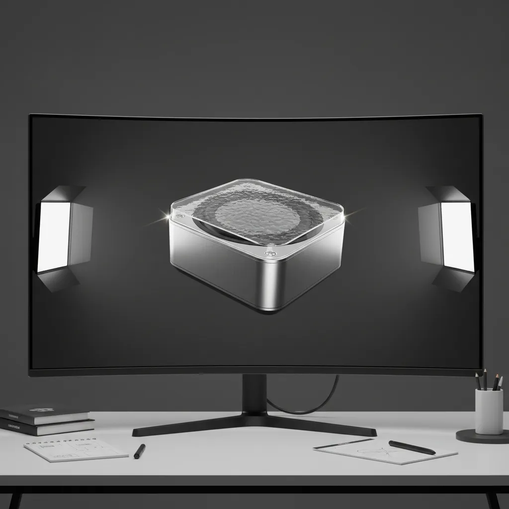 Industrial product visualization created from imported CAD 3D models