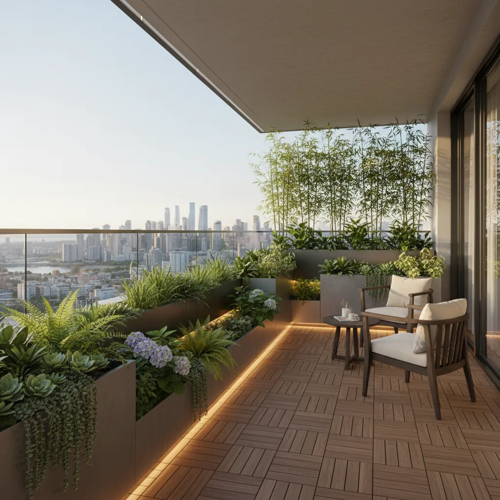 Professional Balcony Garden Design Ideas for Elevated Deck Spaces