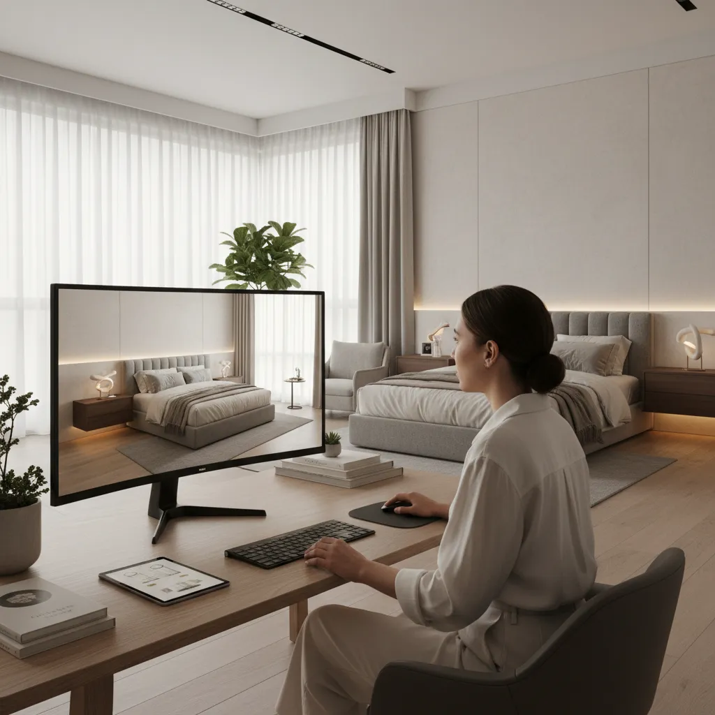 How Professional Interior Designers Use Coohom for Bedroom Projects: Inside the real workflow designers use to plan layouts, visualize bedrooms in 3D, and win faster client approvals