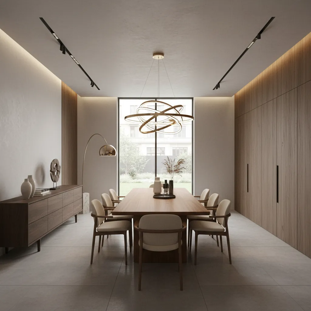Professional Lighting Layout Rules for Dining Rooms Used by Interior Designers