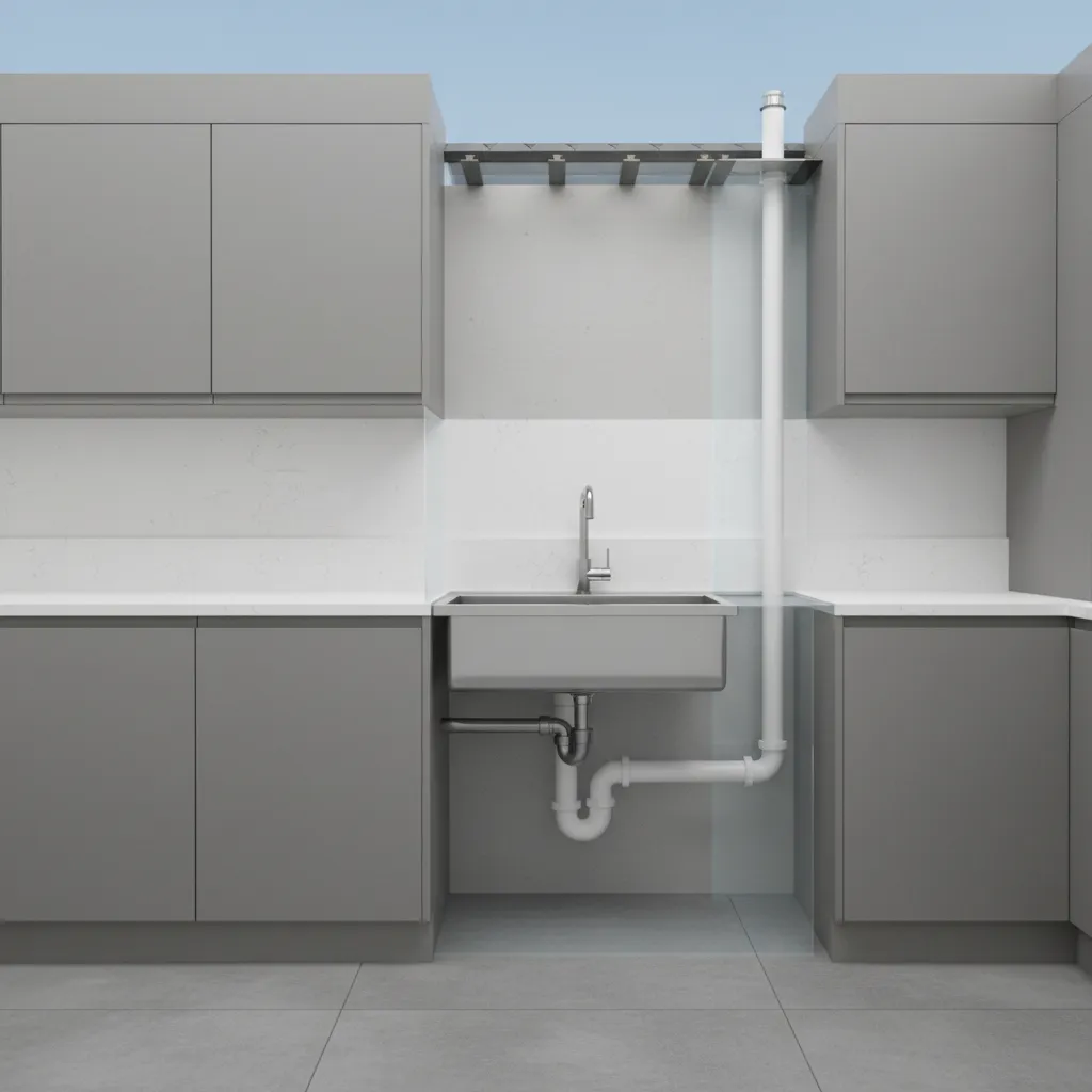 How Professional Plumbers Design Venting Systems for Kitchen Sinks