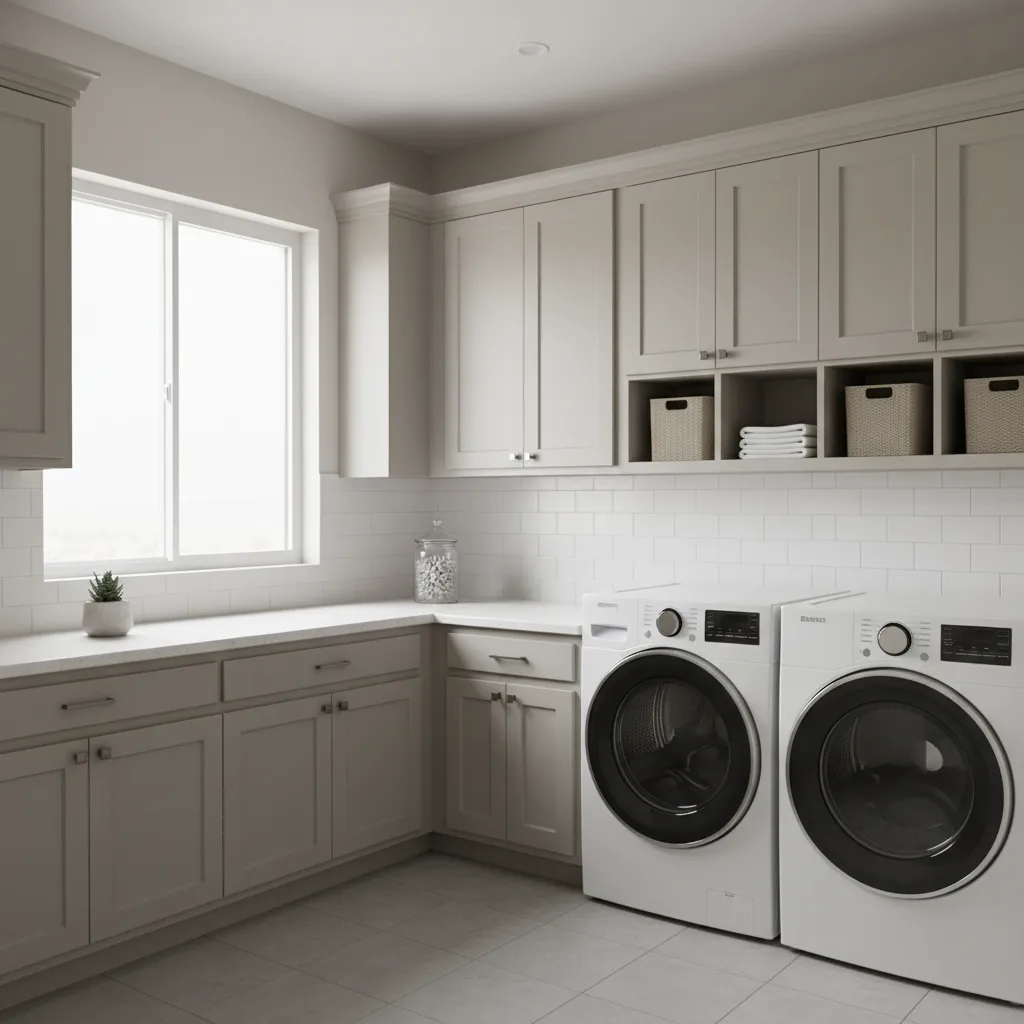 Professional Laundry Room Cabinet Design Standards