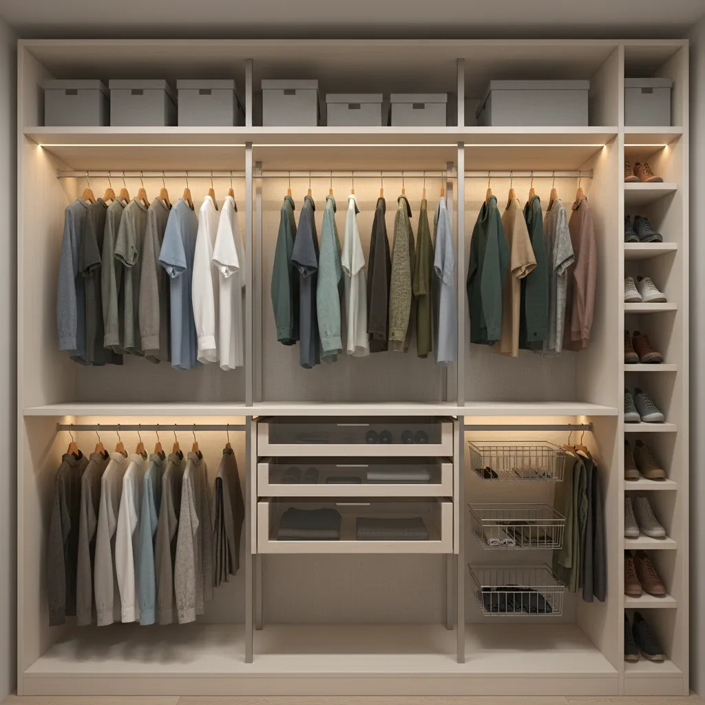 How Professional Organizers Design Storage for Micro Closets