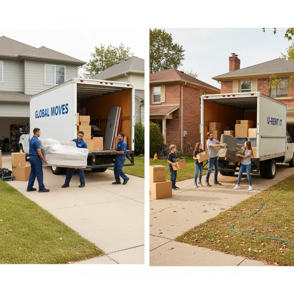Professional Movers vs DIY Moving Which Costs Less for a Bedroom House