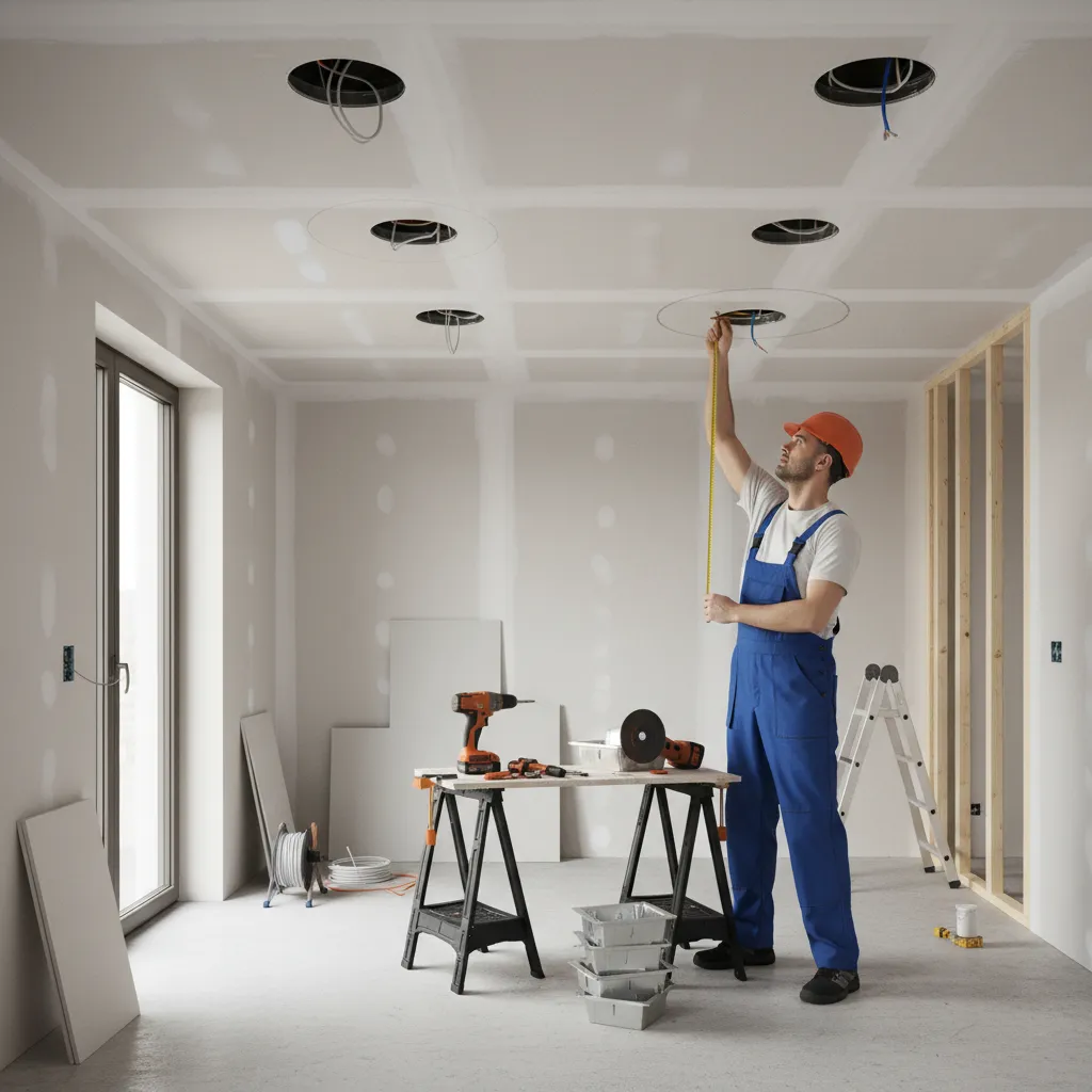 Professional Installation Standards for Recessed Light Cutouts: How electricians determine correct ceiling cutout sizes, tolerances, and installation practices for recessed lighting.