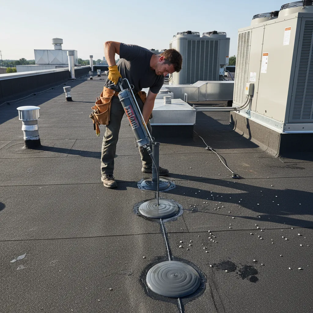 Professional Roofing Applications for Self-Leveling Sealants