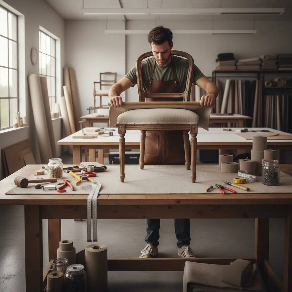 How Professional Upholsterers Recover Dining Chair Seats