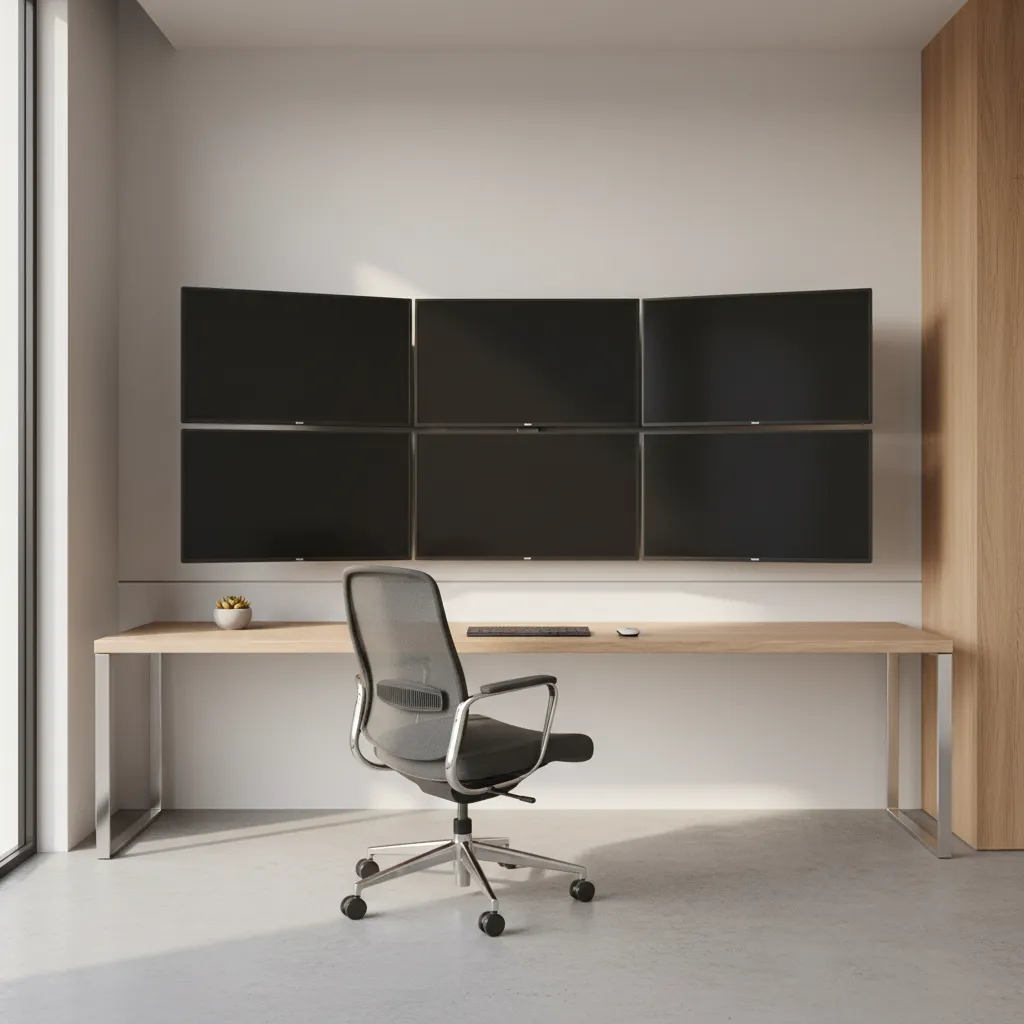 How Professionals Use Wall-Mounted Monitors in Offices and Studios