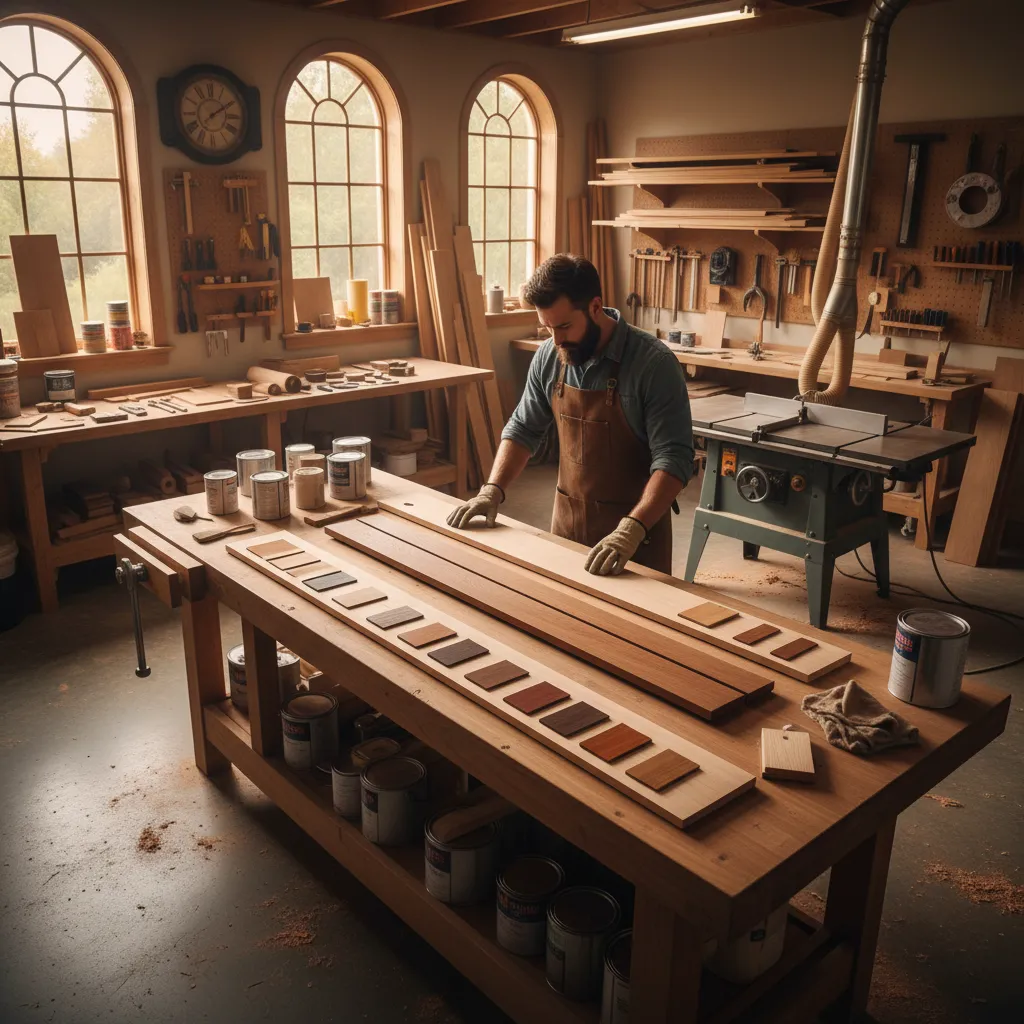 How Professional Woodworkers Predict Final Stain Color
