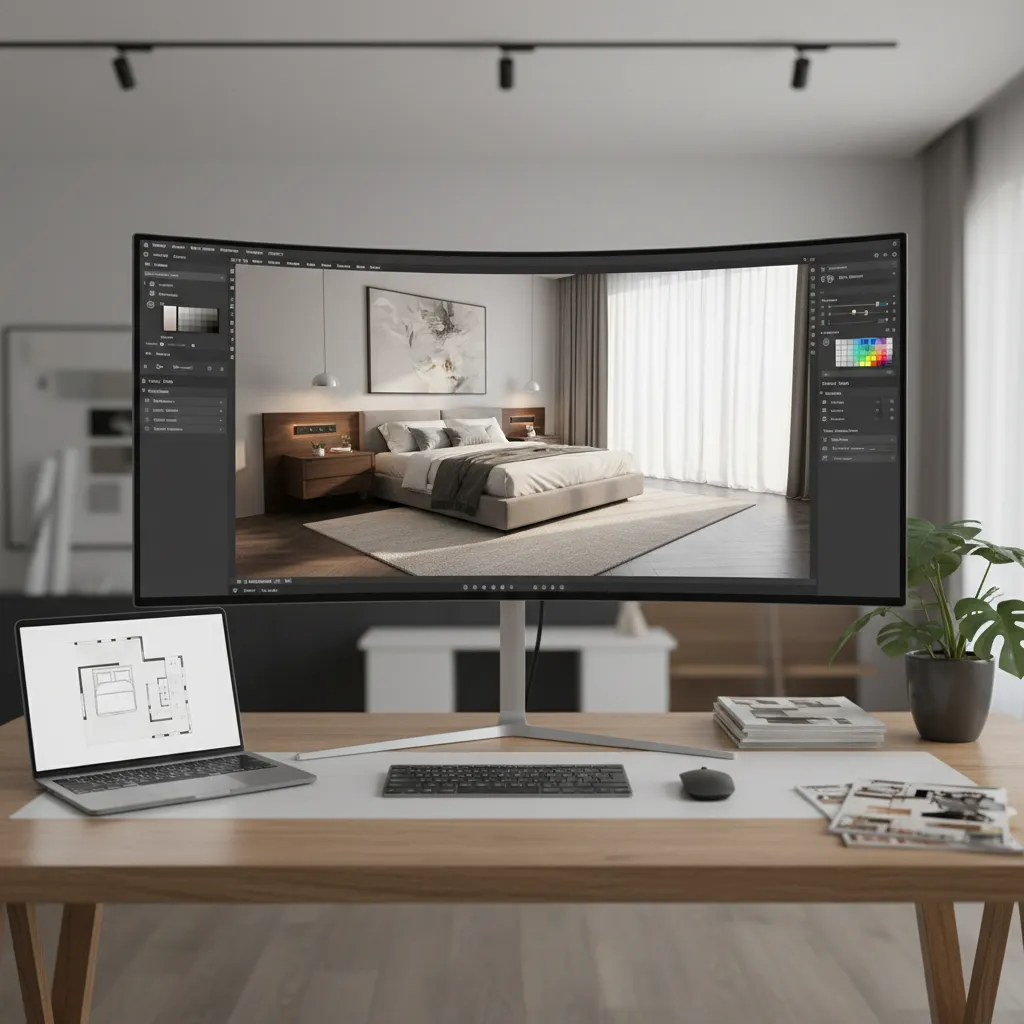 Programa para diseño interior de una habitación