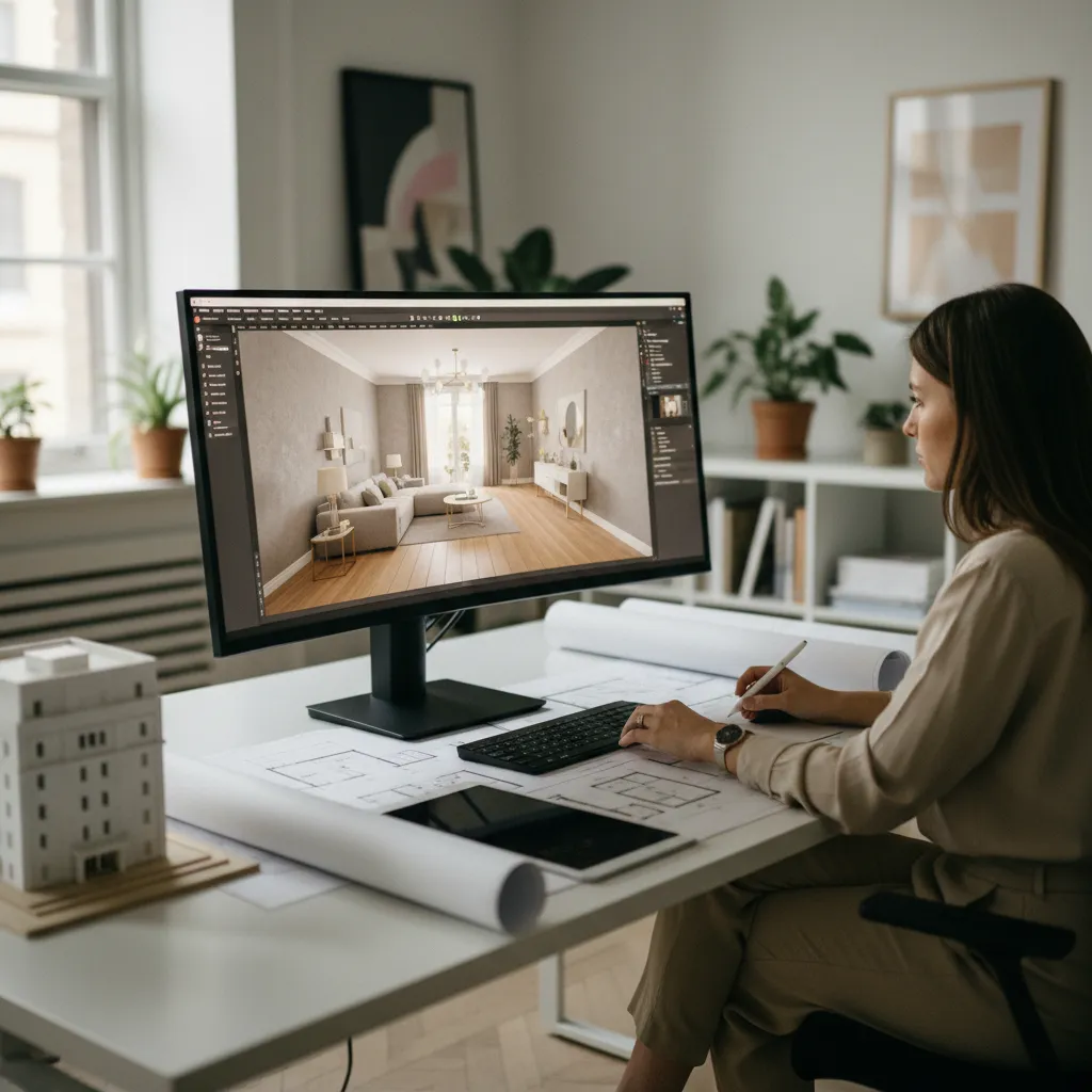 Programa más empleado en diseño de interiores
