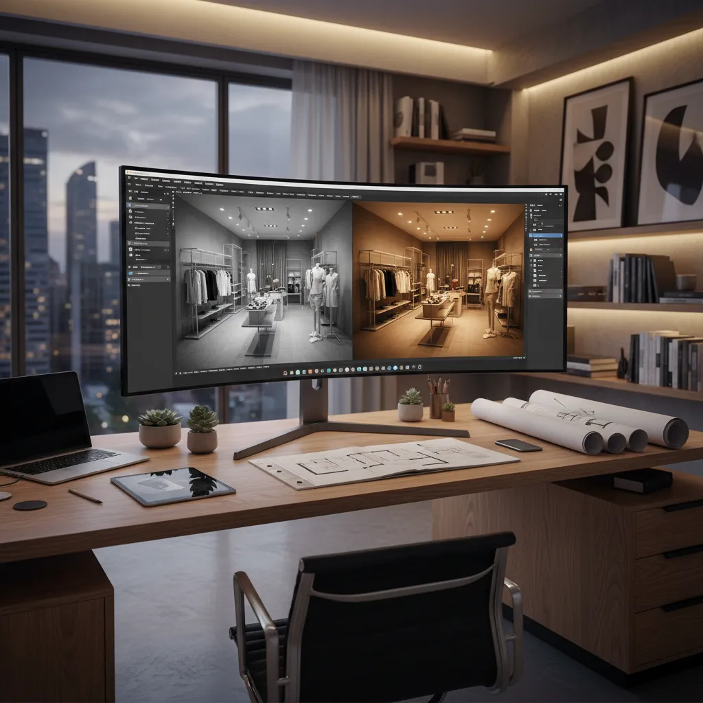 Programa para diseño de interiores de locales comerciales