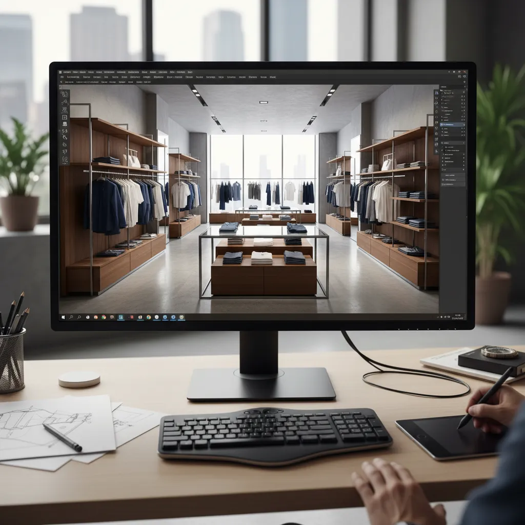 Programa de diseño de interiores 3D para tiendas