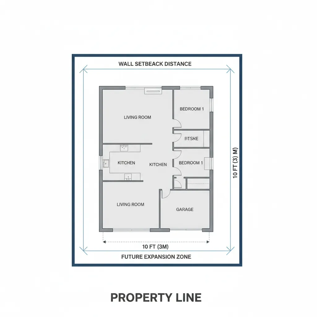 Building Codes Governing Walls Near Property Lines