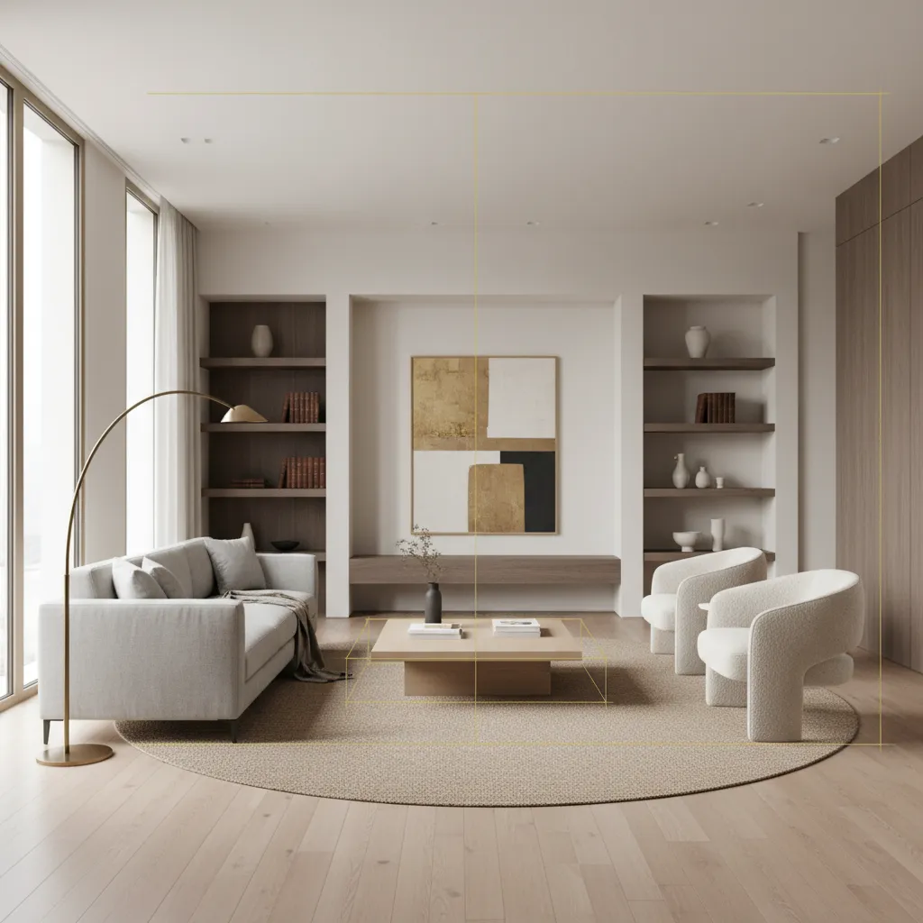 Proporción áurea en el diseño de interiores
