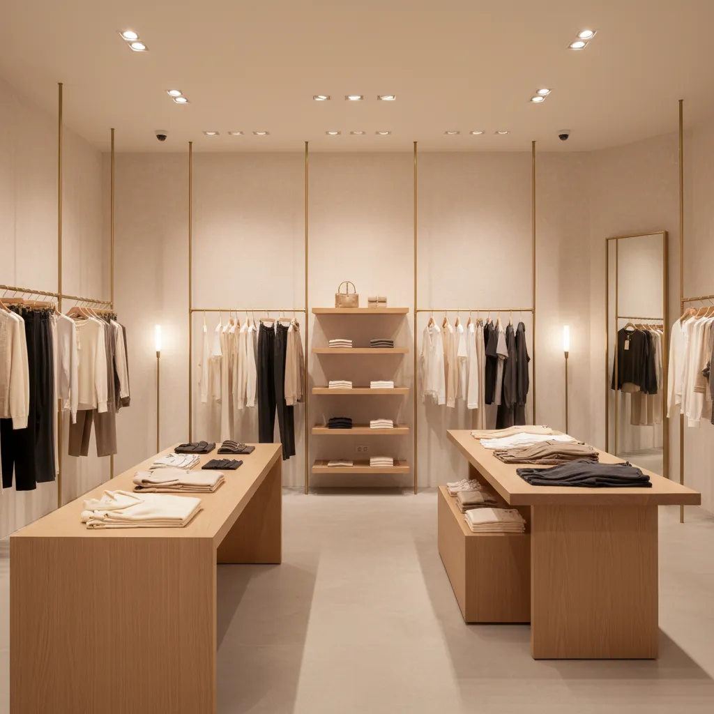 Proyecto de diseño interior para tienda de ropa