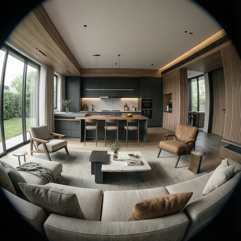 Proyecto de diseño interior de un apartamento moderno