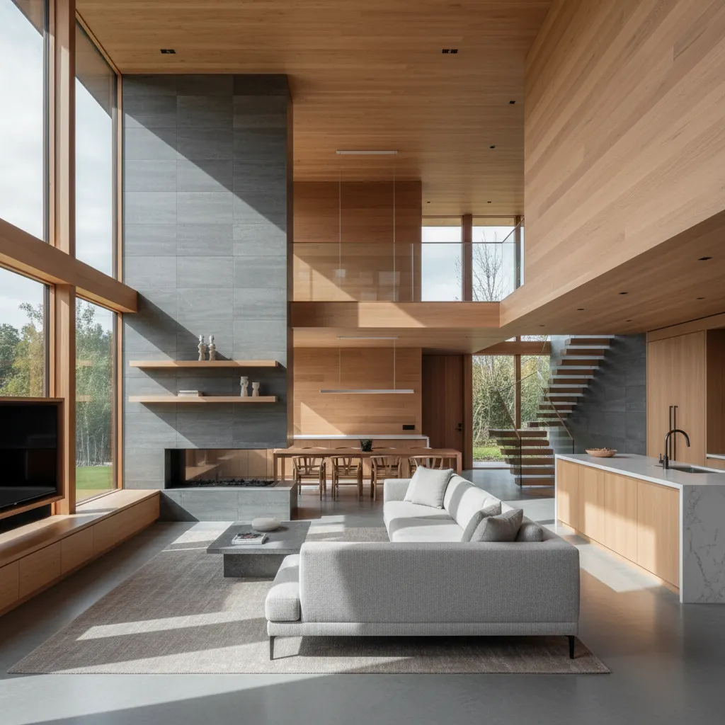 Proyecto residencial donde arquitectura y diseño interior se integran