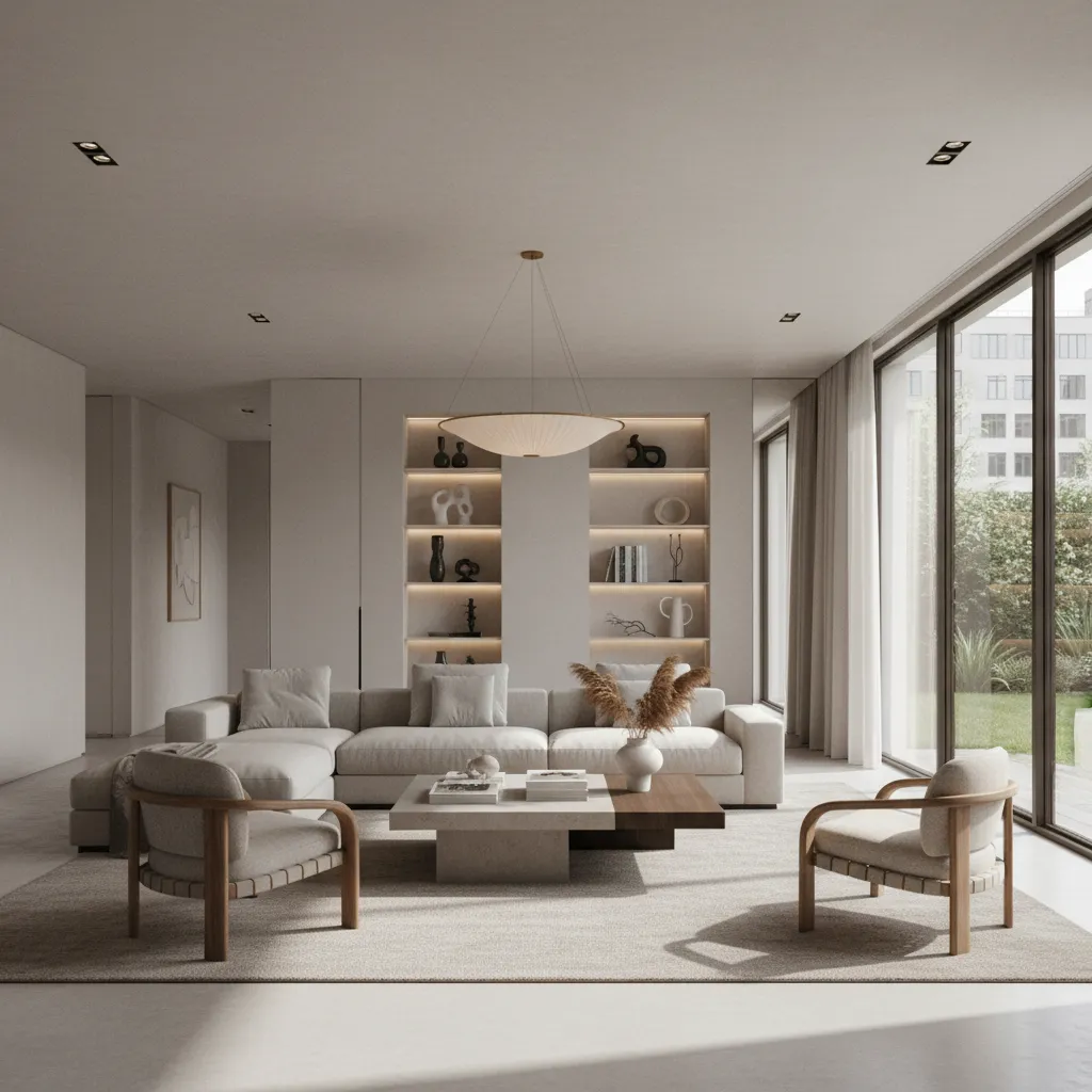 Proyecto de interiorismo residencial moderno terminado