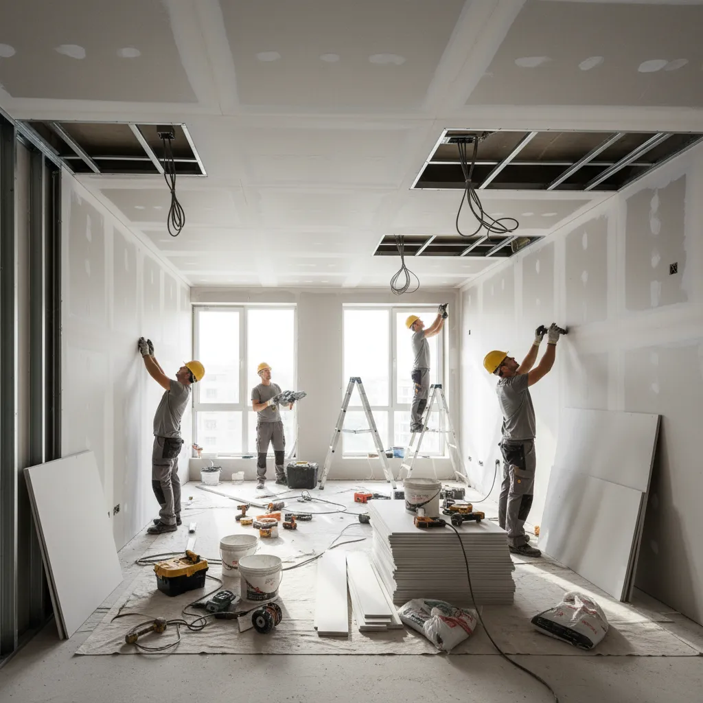 Proyecto de remodelación interior en proceso