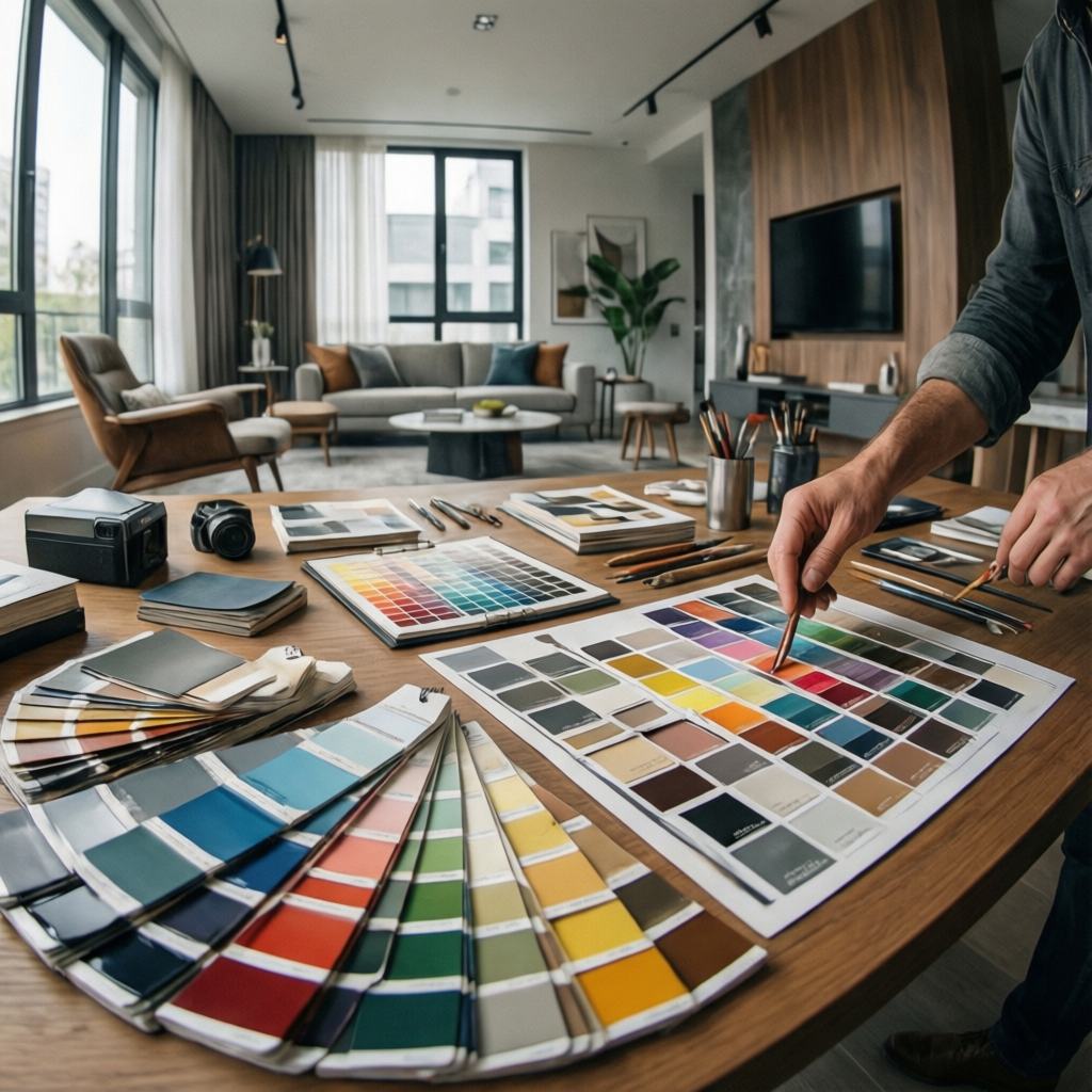 Actividades psicología del color en interiores