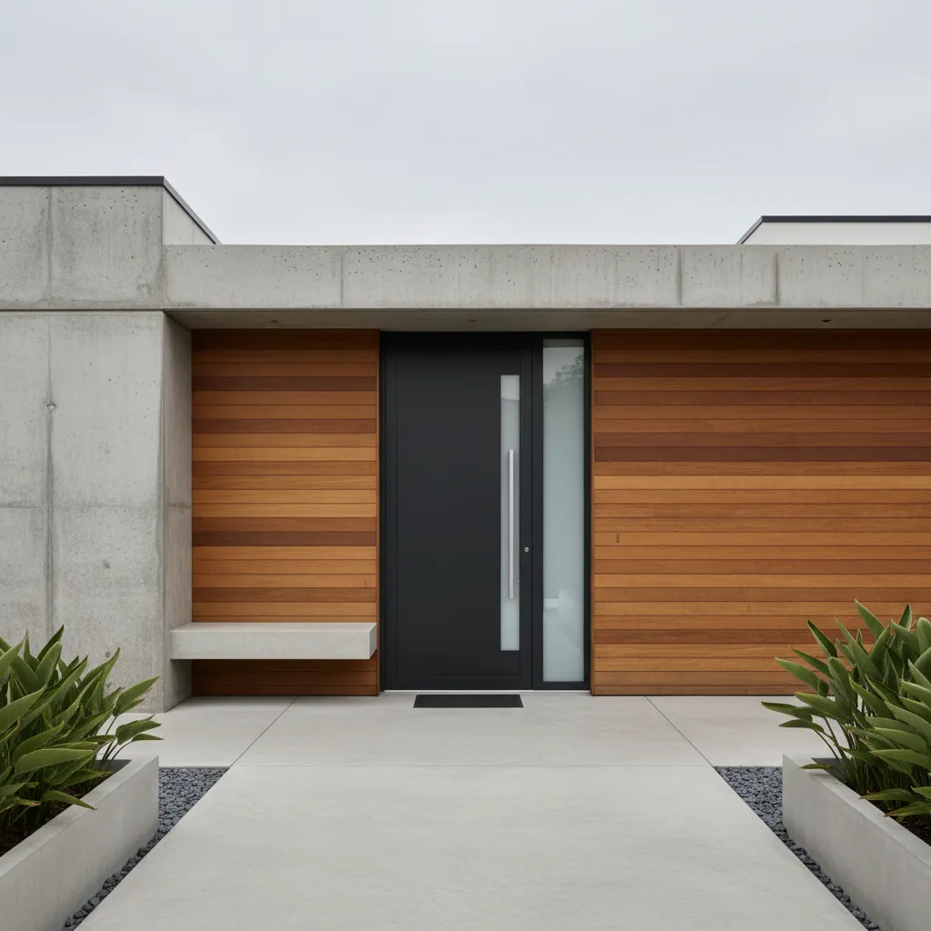 Puerta de PVC exterior para casa de diseño: guía real