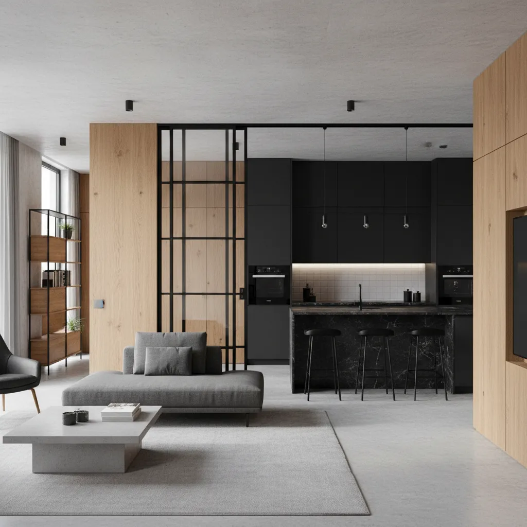 Puertas correderas de interior de diseño en hierro