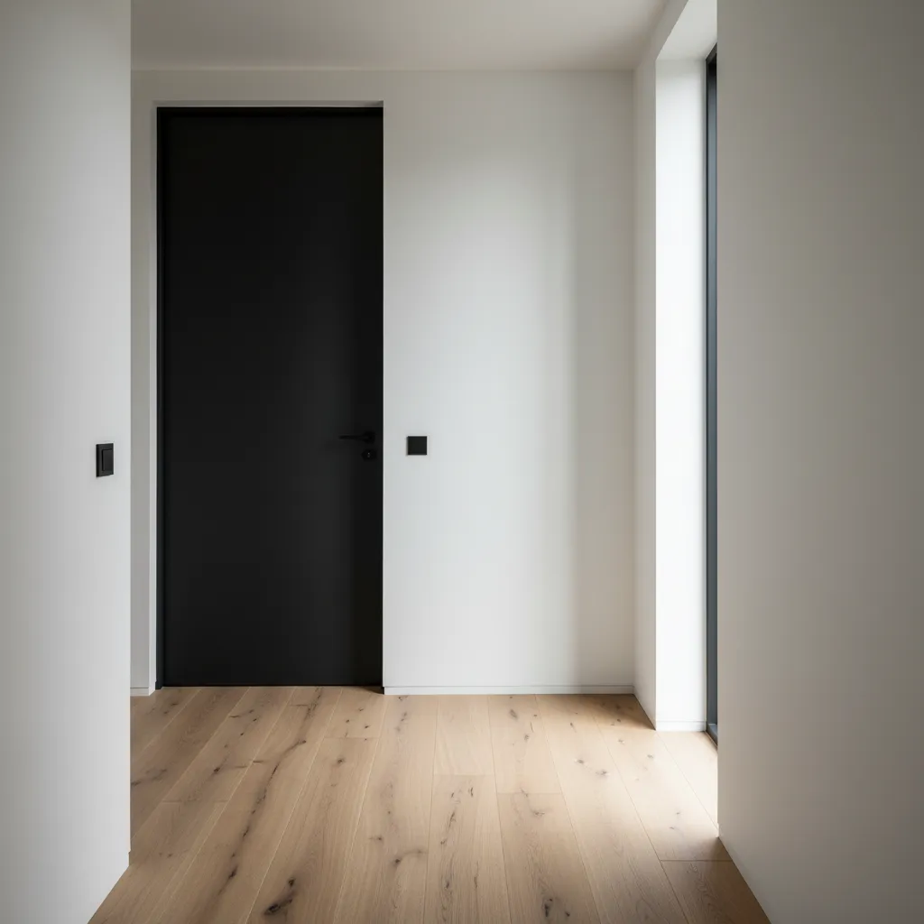 Puertas negras interiores de diseño: guía práctica