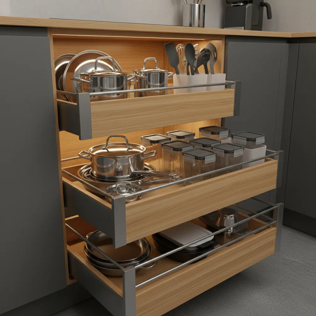 Smart Cabinet Accessories for Tight Kitchens