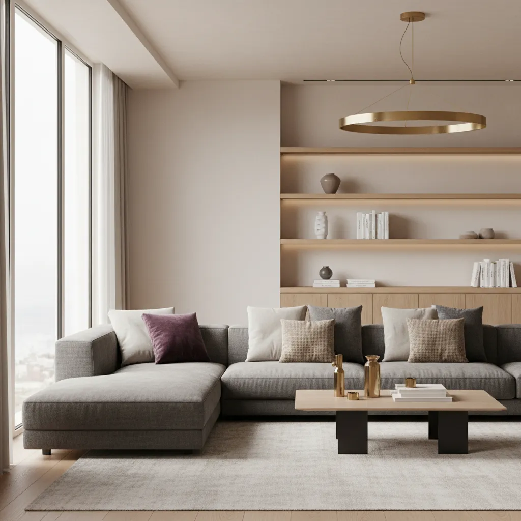 How Interior Designers Use Purple Accent Pillows in Modern Homes