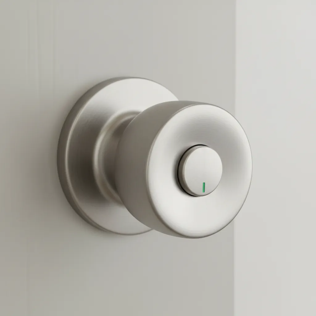 push button bathroom door lock mechanism detail