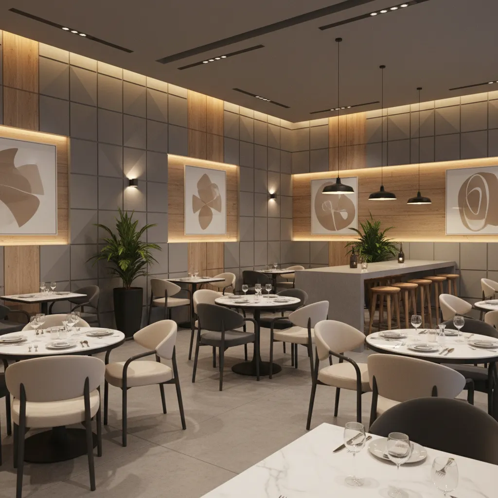 PVC Panels for Offices, Shops, and Restaurants