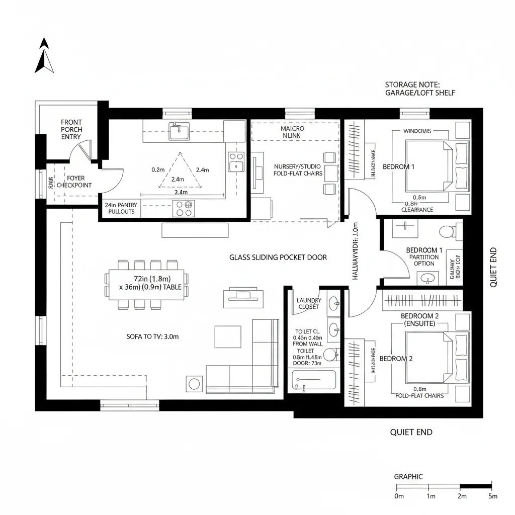 Rail-Loft Hybrid with Flex Den
