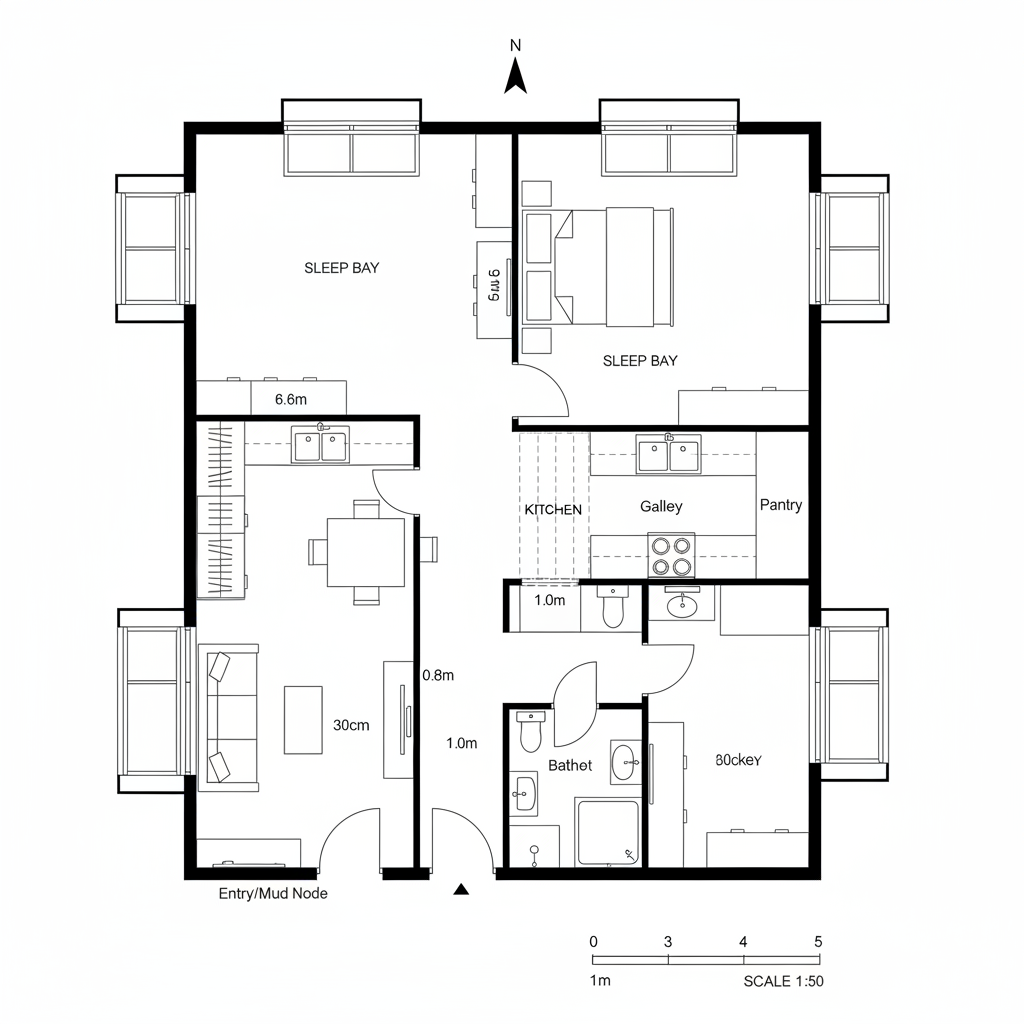 10x60 Floor Plan Feels Cramped? 3 Layout Fixes