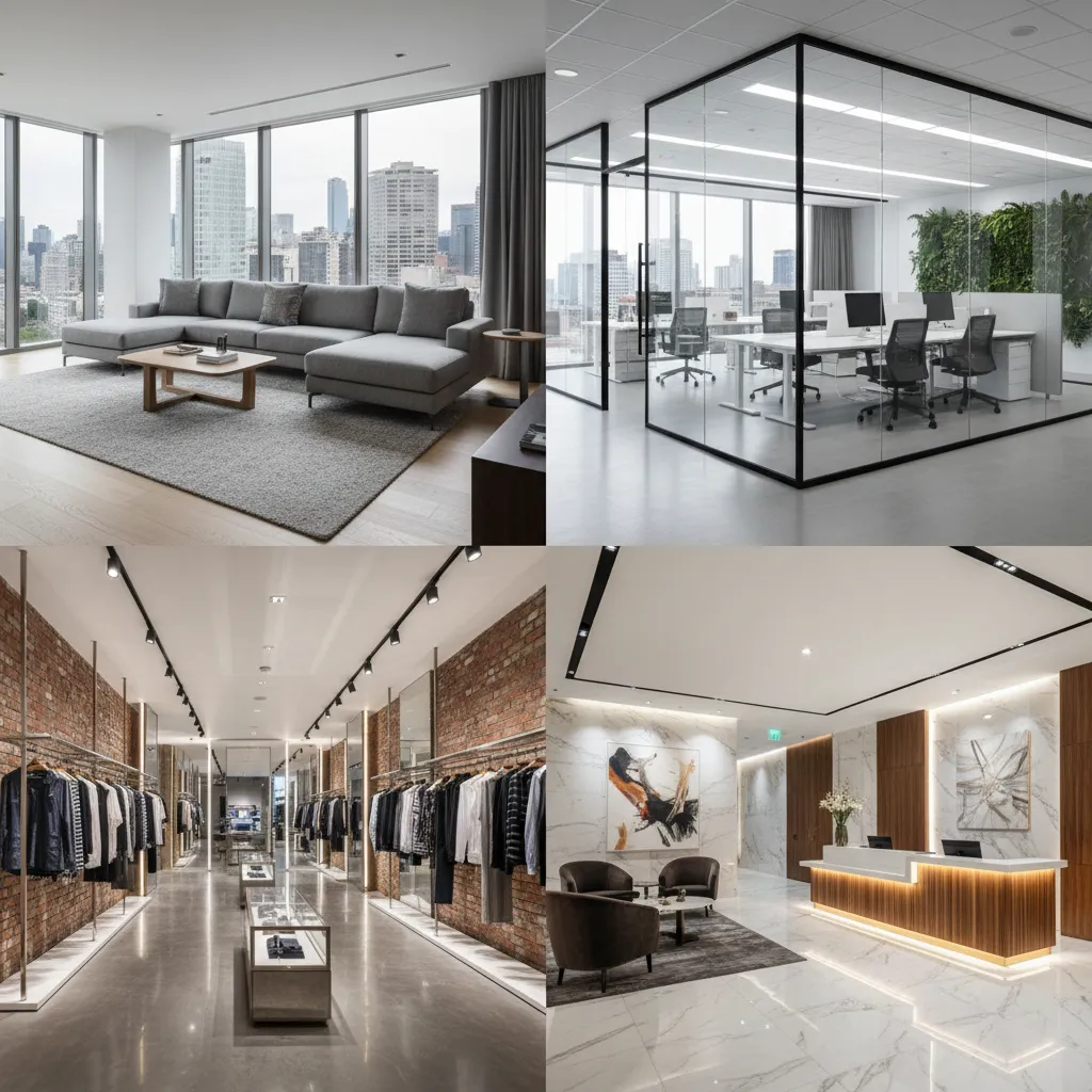 Ramas del diseño de interiores: guía clara y práctica