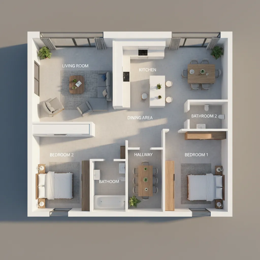 Can't Read Your Layout? 3D Floor Plan Rendering Fix