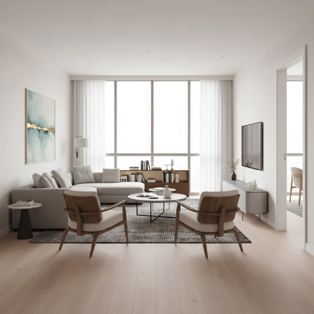 real time interior visualization walkthrough scene