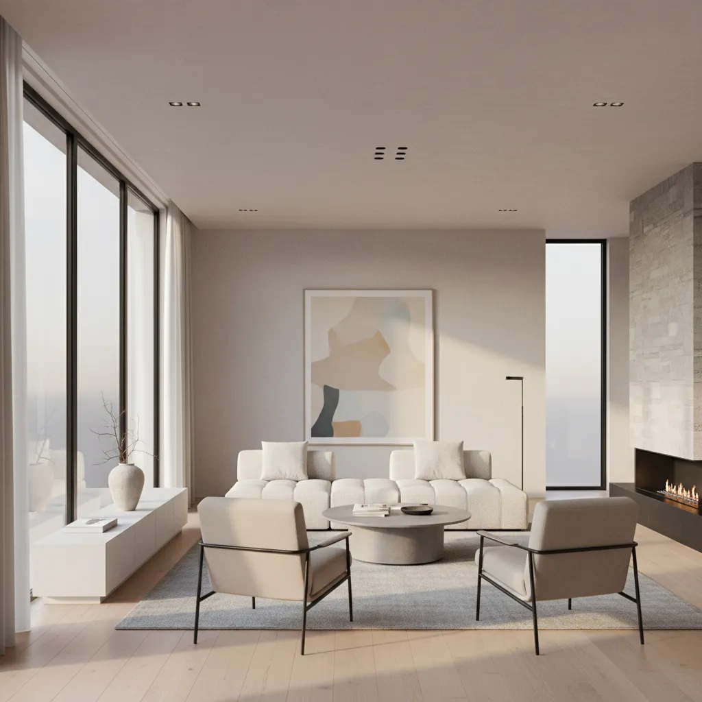 realistic 3D rendered interior created with home design software